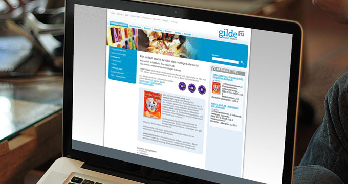 Gilde Website www.gilde-verlag.de